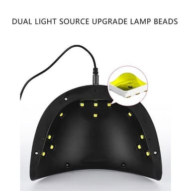 UV-Lampa med LED - Torka dina naglar
