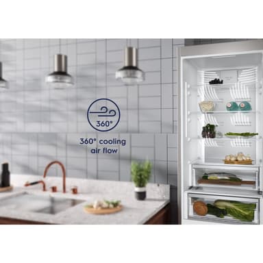 Electrolux Kombiskåp LNT7ME32M1 (Matt svart)