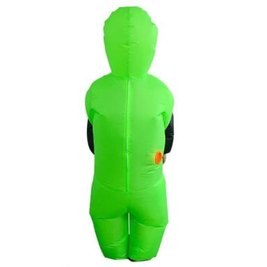 Uppblåsbar Alien Maskeraddräkt