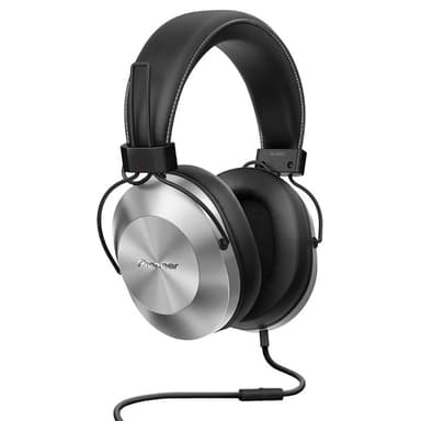 Pioneer hörlurar around-ear SE-MS5T silver, svart Pioneer hörlurar around-ear SE-MS5T silver, svart