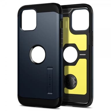 Spigen iPhone 12 Pro Max Skal Tough Armor Metal Slate