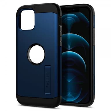 Spigen iPhone 12/iPhone 12 Pro Skal Tough Armor Navy Blue