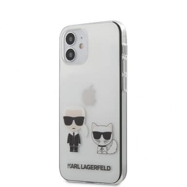 Karl Lagerfeld iPhone 12 Mini Skal Karl & Choupette Transparent Klar