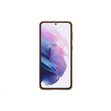 Samsung Original Galaxy S21 Plus Skal Leather Cover Brun
