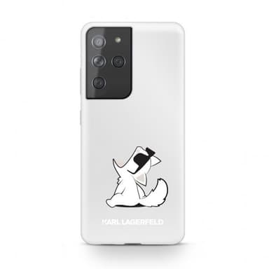 Karl Lagerfeld Samsung Galaxy S21 Ultra Skal Choupette Transparent Klar