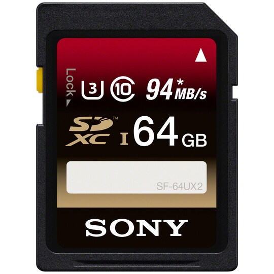 Sony SDXC Minneskort 94MB CL10 64 GB