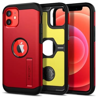 Spigen iPhone 12 Mini Skal Tough Armor Röd