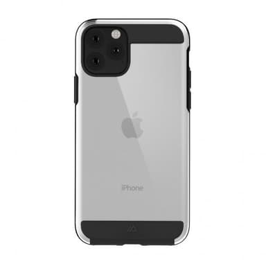 Black Rock iPhone 12/iPhone 12 Pro Skal Air Robust Case Svart Transparent