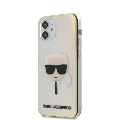 Karl Lagerfeld iPhone 12 Mini Skal Iconic Cover Iridescent