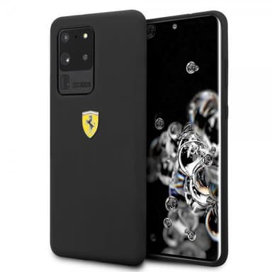 Ferrari Samsung Galaxy S20 Ultra Skal med Logo Svart