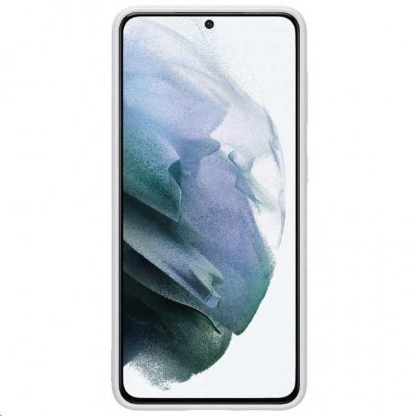 Samsung Original Galaxy S21 Plus Skal Silicone Cover Ljusgrå