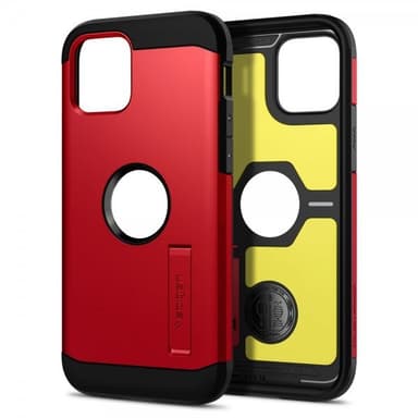 Spigen iPhone 12 Mini Skal Tough Armor Röd