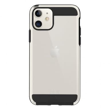 Black Rock iPhone 12/iPhone 12 Pro Skal Air Robust Case Svart Transparent