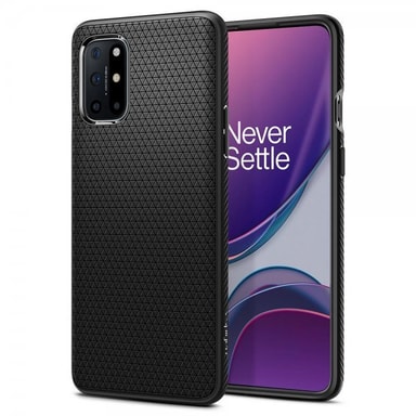 Spigen OnePlus 8T Skal Liquid Air Matte Black Elgiganten