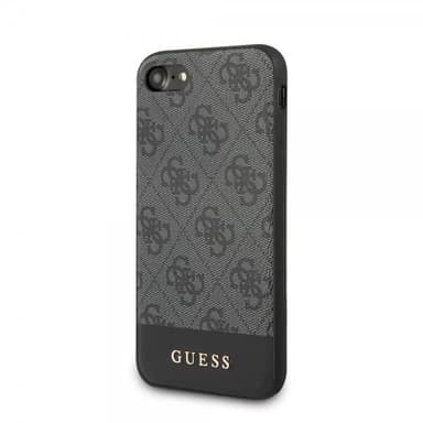 Guess iPhone 7/8/SE Skal Stripe Cover Grå