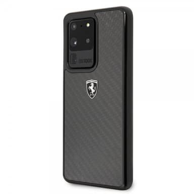 Ferrari Samsung Galaxy S20 Ultra Skal Kolfibertextur Svart