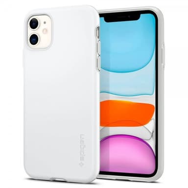 Spigen iPhone 11 Skal Thin Fit Vit