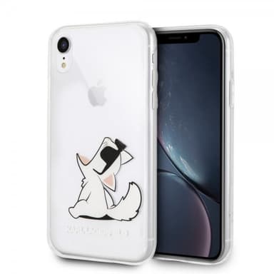 Karl Lagerfeld iPhone Xr Skal Hårdplast Fun Choupette Transparent