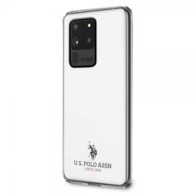 U.S. Polo Samsung Galaxy S20 Ultra Skal med Logo Vit