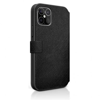 Karl Lagerfeld iPhone 12 Mini Fodral Saffiano Karl & Choupette Svart