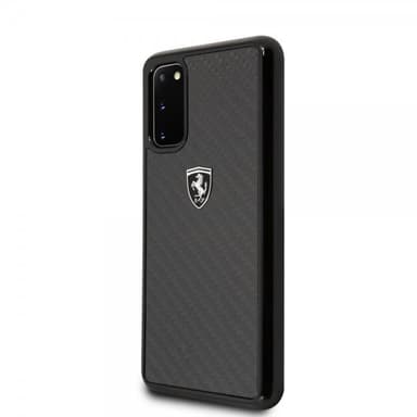 Ferrari Samsung Galaxy S20 Skal Kolfibertextur Svart