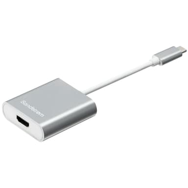 Sandstrøm USB-C till HDMI adapter (silver)