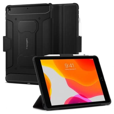 Spigen iPad 10.2 Fodral Rugged Armor Pro Svart