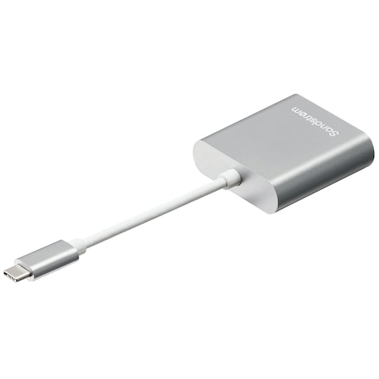 Sandstrøm USB-C till HDMI adapter (silver)