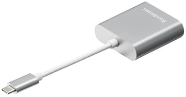 Sandstrøm USB-C till HDMI adapter (silver)