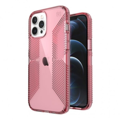 Speck Iphone 12 Pro Max Skal Presidio Perfect Clear With Grips Vintage Rose Royal Pink Lush Burgundy Elgiganten