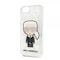 Karl Lagerfeld iPhone 7/8/SE Skal Glow In The Dark Silver