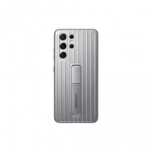 Samsung Original Galaxy S21 Ultra Skal Protective Standing Cover Ljusgrå