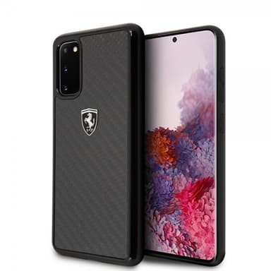 Ferrari Samsung Galaxy S20 Skal Kolfibertextur Svart