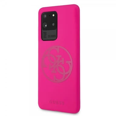 Guess Samsung Galaxy S20 Ultra Skal med Logo Magenta