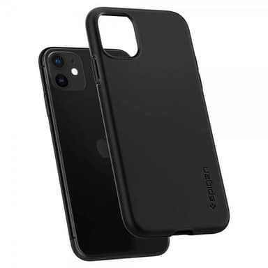 Spigen iPhone 11 Skal Thin Fit Pro Svart