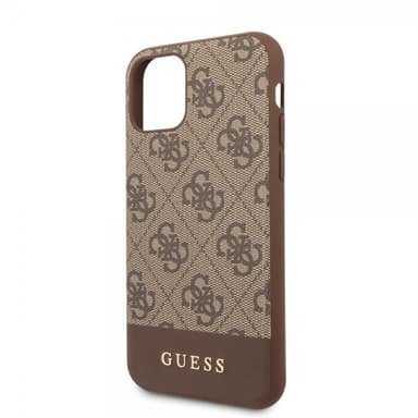 Guess iPhone 11 Skal Stripe Cover Brun