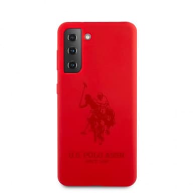 U.S. Polo Samsung Galaxy S21 Plus Skal med Logo Röd