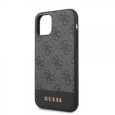 Guess iPhone 11 Skal Stripe Cover Grå