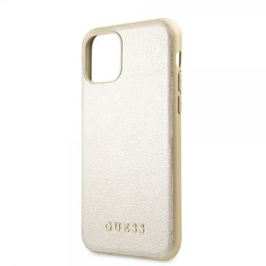 Guess iPhone 11 Pro Skal Lädertextur Guld