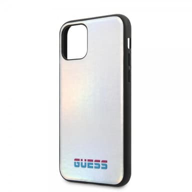 Guess iPhone 11 Skal Iridescent Cover Silver