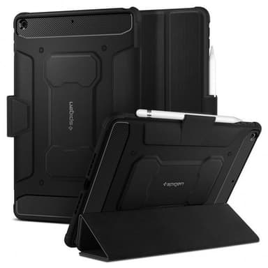 Spigen iPad 10.2 Fodral Rugged Armor Pro Svart