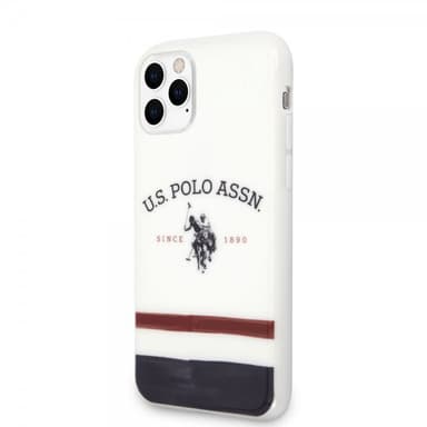 U.S. Polo iPhone 11 Pro Skal Tricolore Vit