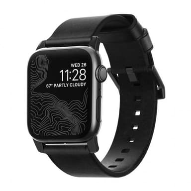 NOMAD Apple Watch 42/44/45mm/Ultra Armband Modern Strap Svart