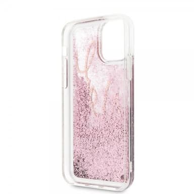 Karl Lagerfeld iPhone 11 Pro Skal Glitter Signature Cover Roseguld