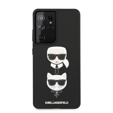 Karl Lagerfeld Samsung Galaxy S21 Ultra Skal Saffiano Karl & Choupette Svart