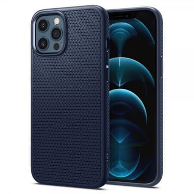 Spigen iPhone 12/iPhone 12 Pro Skal Liquid Air Navy Blue