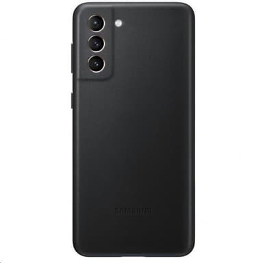 Samsung Original Galaxy S21 Plus Skal Leather Cover Svart