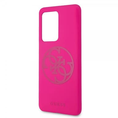 Guess Samsung Galaxy S20 Ultra Skal med Logo Magenta