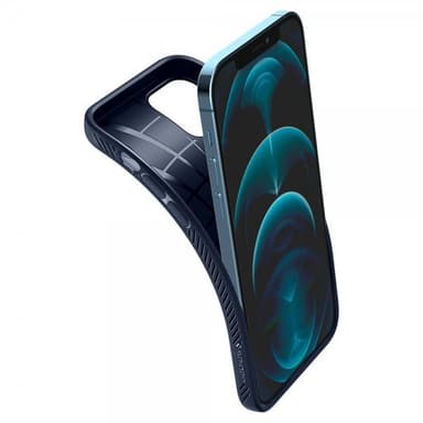 Spigen iPhone 12/iPhone 12 Pro Skal Liquid Air Navy Blue