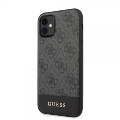 Guess iPhone 11 Skal Stripe Cover Grå